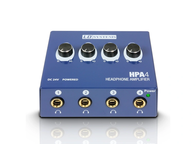 LD Systems HPA 4 - Headphone Amplifier 4 Channels 